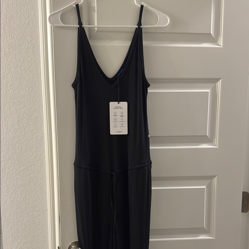 Black Sleeveless Jumpsuit